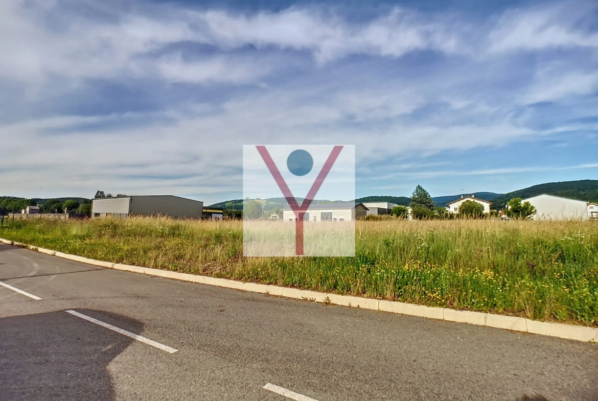 Terrains professionnels en zone UX à Saint Jean Le Vieux – Opportunité à saisir 