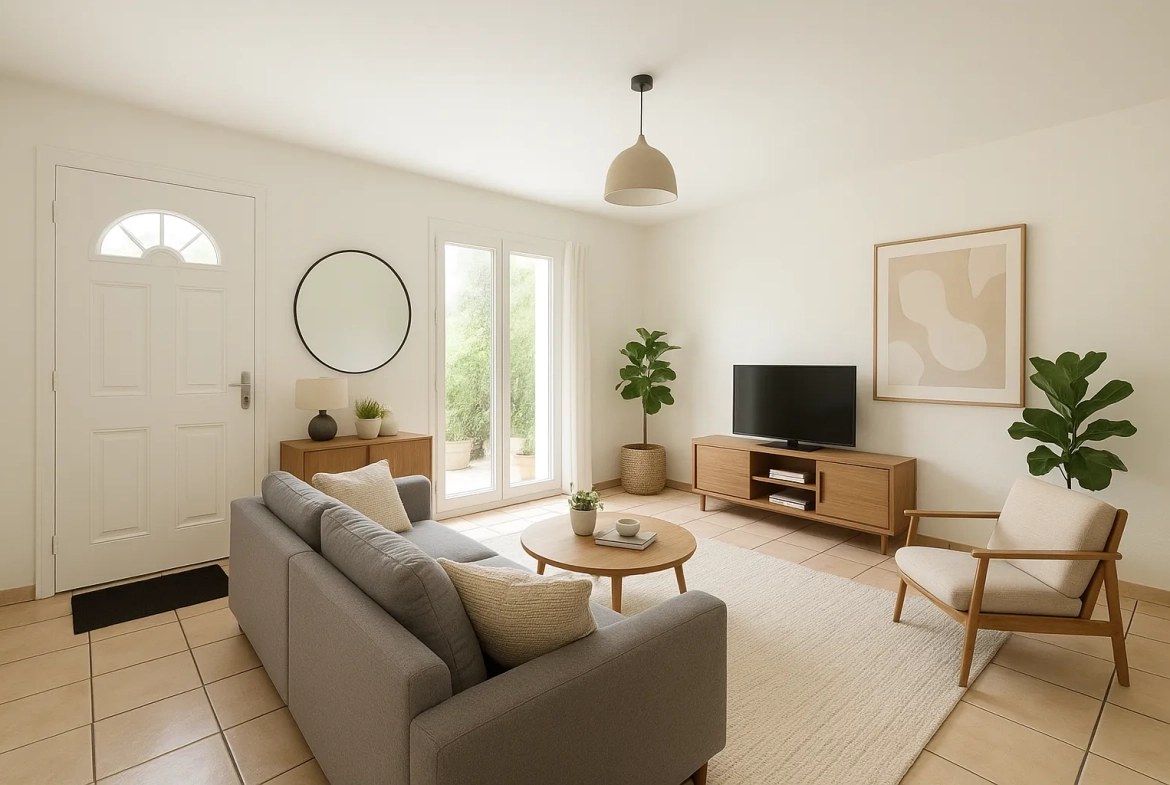 Villa de plain-pied rénovée avec jardin à Luc-sur-Orbieu 