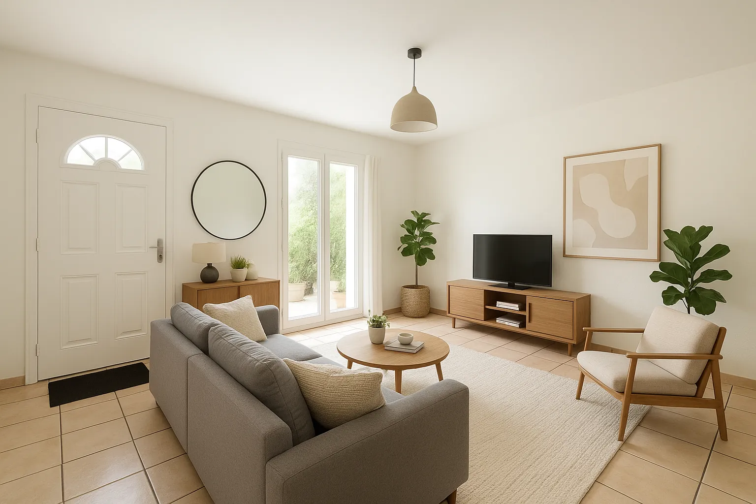 Villa de plain-pied rénovée avec jardin à Luc-sur-Orbieu 