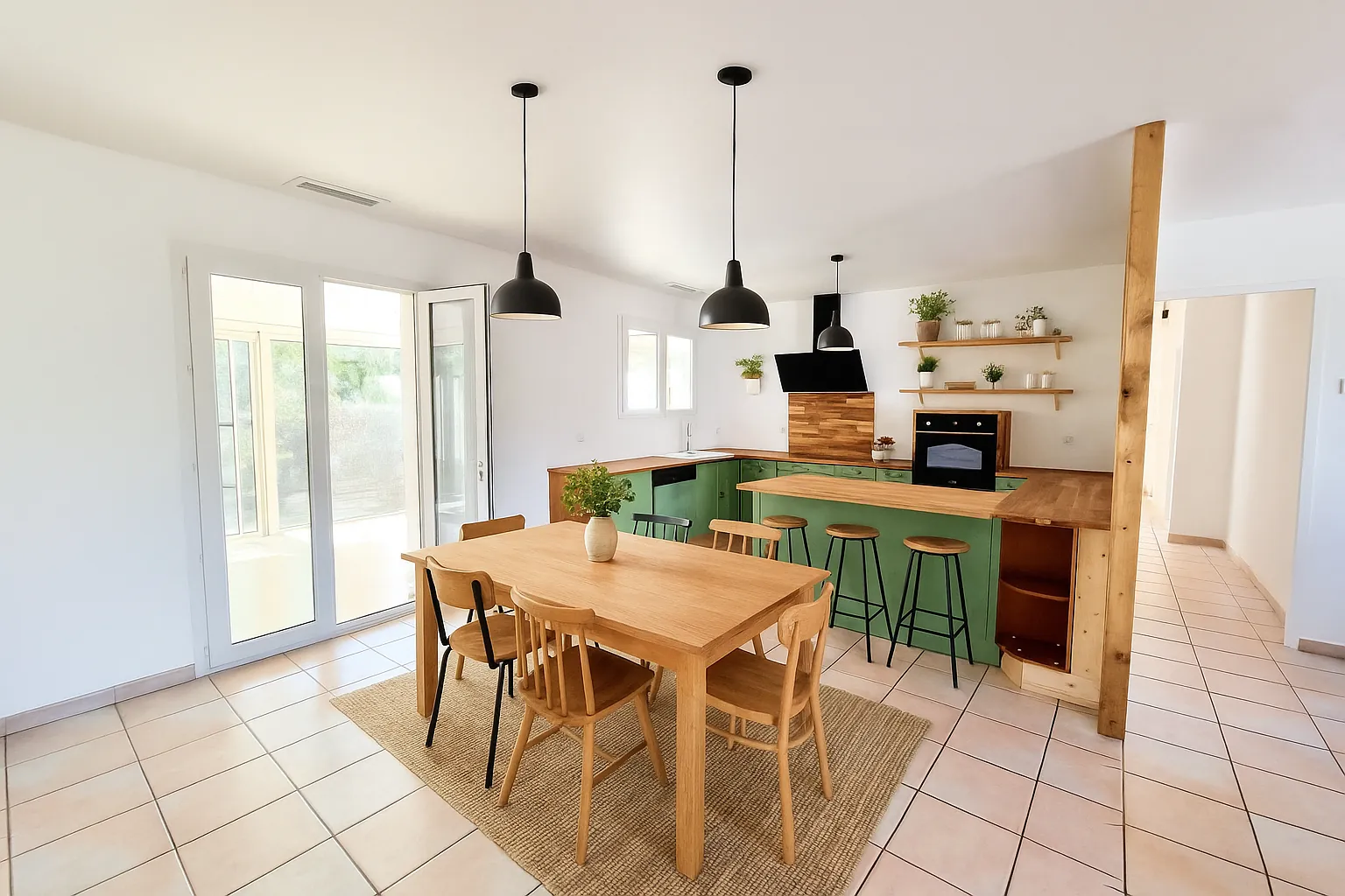 Villa de plain-pied rénovée avec jardin à Luc-sur-Orbieu 