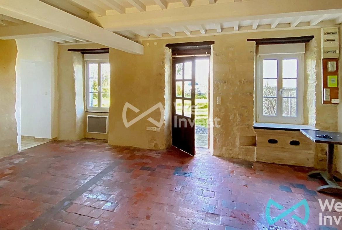 Maison de campagne à vendre à Castilly, Calvados - 81 m² au cœur de la nature 