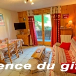 Appartement 2 pièces à vendre à Morillon, résidence 'Clos des Oursons' avec jardin et cave