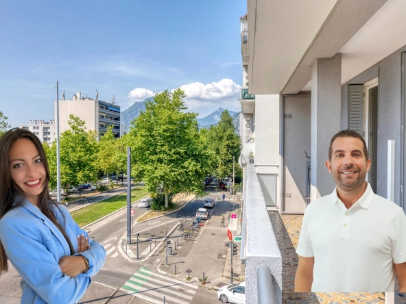 Appartement 3 chambres rénové à Grenoble avec parking et Balcons - Investissement idéal