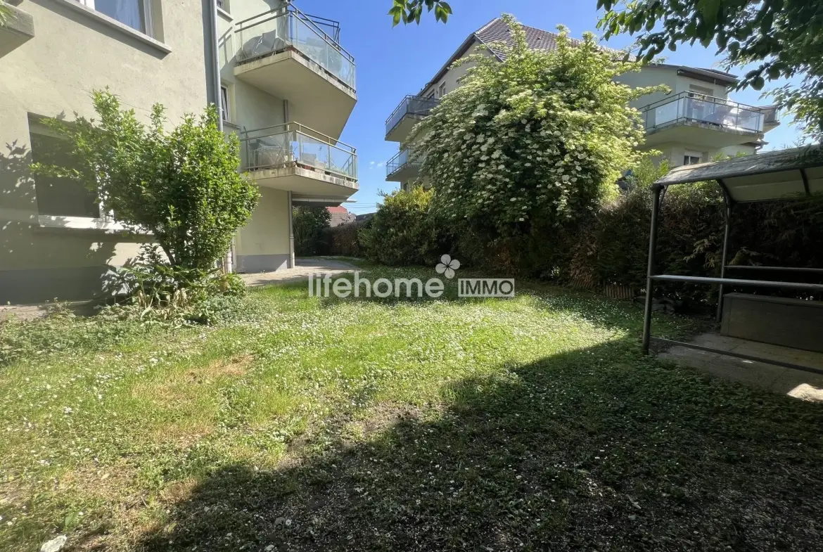 Appartement 2 pièces avec jardin et garage à Gerstheim - Opportunité rare 