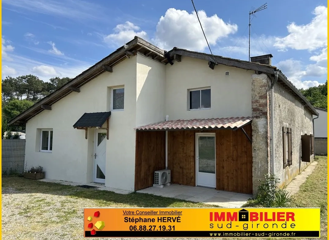 Belle maison rénovée de 190 m² à 20 min de Langon avec terrain arboré 