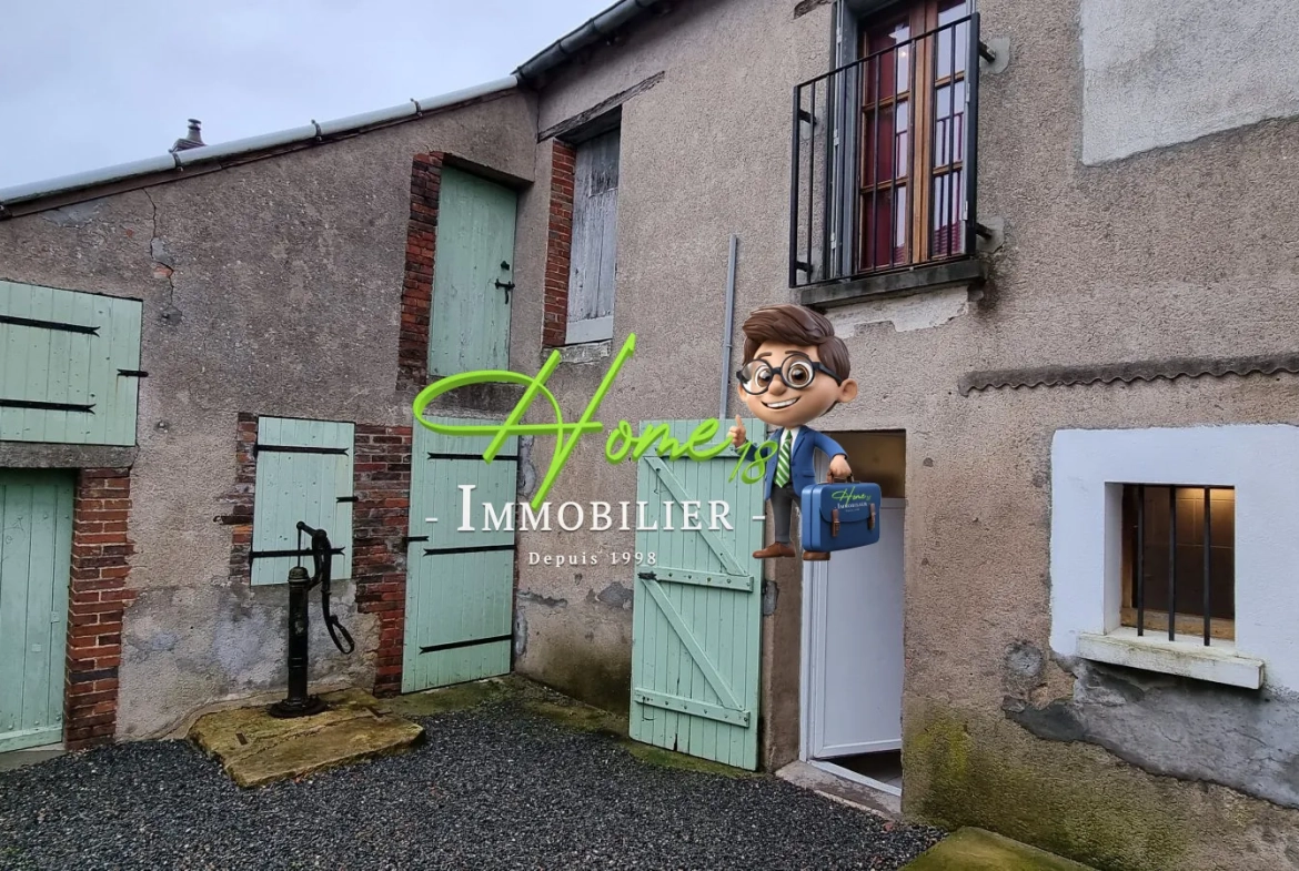 Maison de Bourg à rénover à Saint Martin d'Auxigny - Investissement idéal 