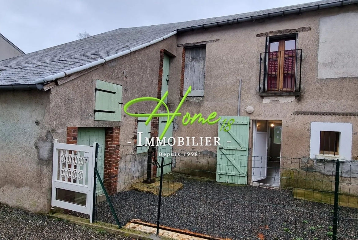 Maison de Bourg à rénover à Saint Martin d'Auxigny - Investissement idéal 
