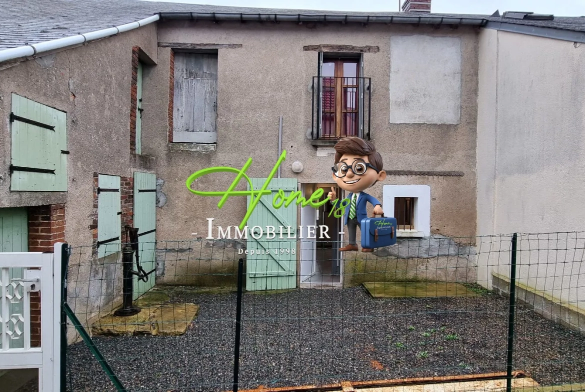 Maison de Bourg à rénover à Saint Martin d'Auxigny - Investissement idéal 