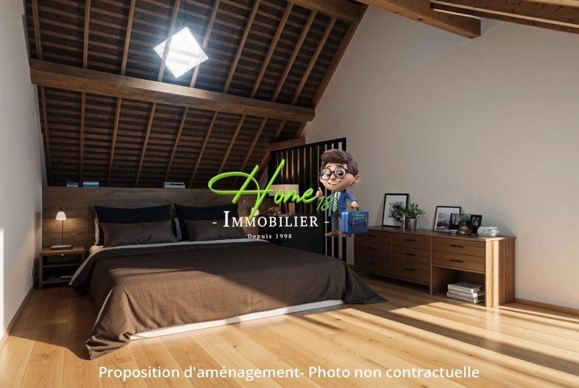 Maison de Bourg à rénover à Saint Martin d'Auxigny - Investissement idéal 