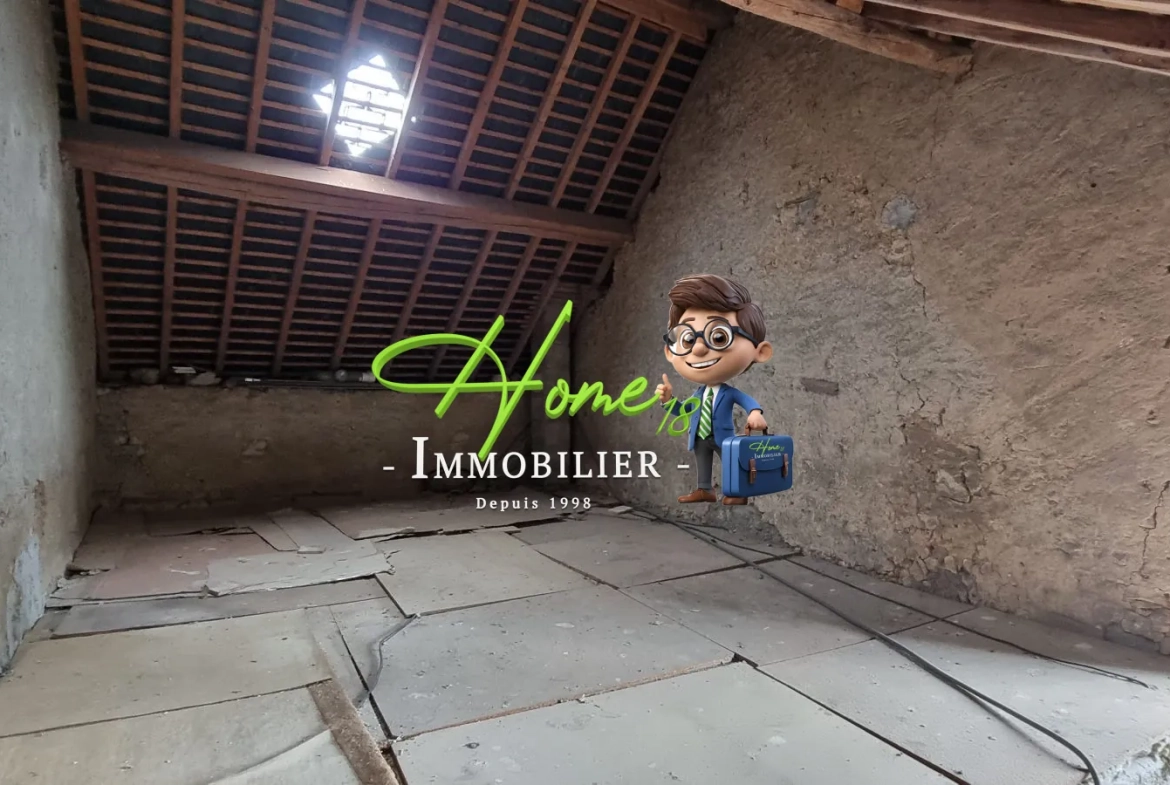 Maison de Bourg à rénover à Saint Martin d'Auxigny - Investissement idéal 