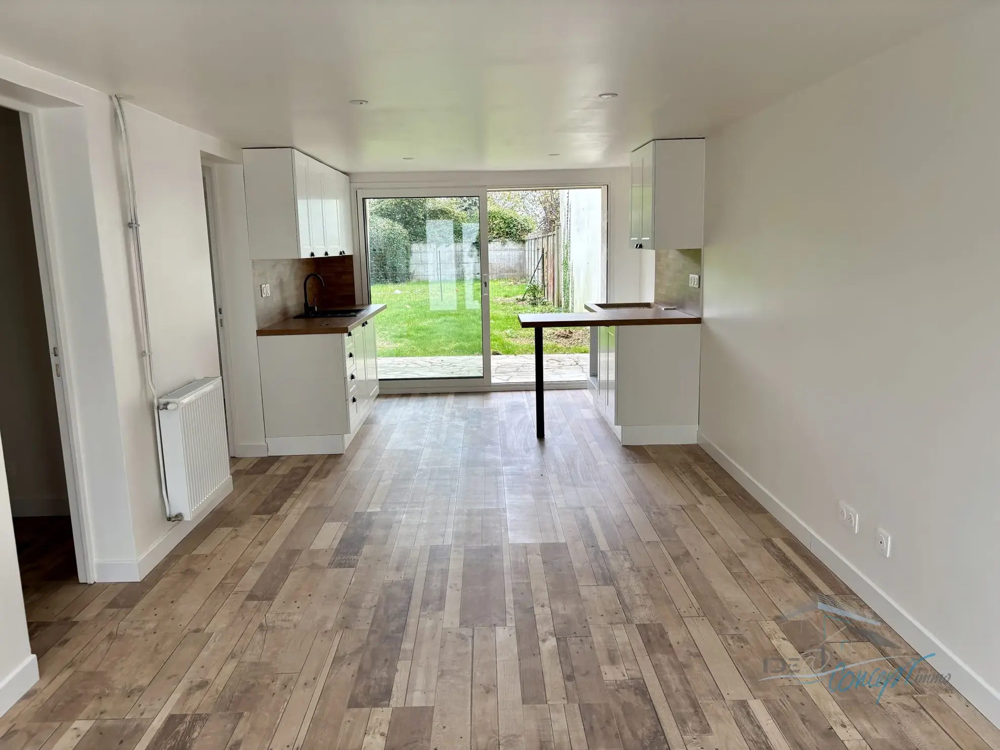 Appartement F3 rénové avec jardin privé à Lardy en vente 