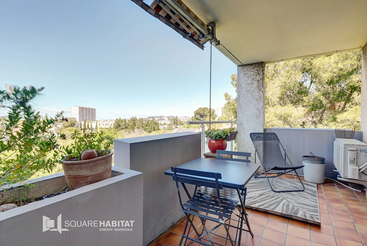 Appartement 4 pièces à vendre à Marseille Valmante - Résidentiel et lumineux 