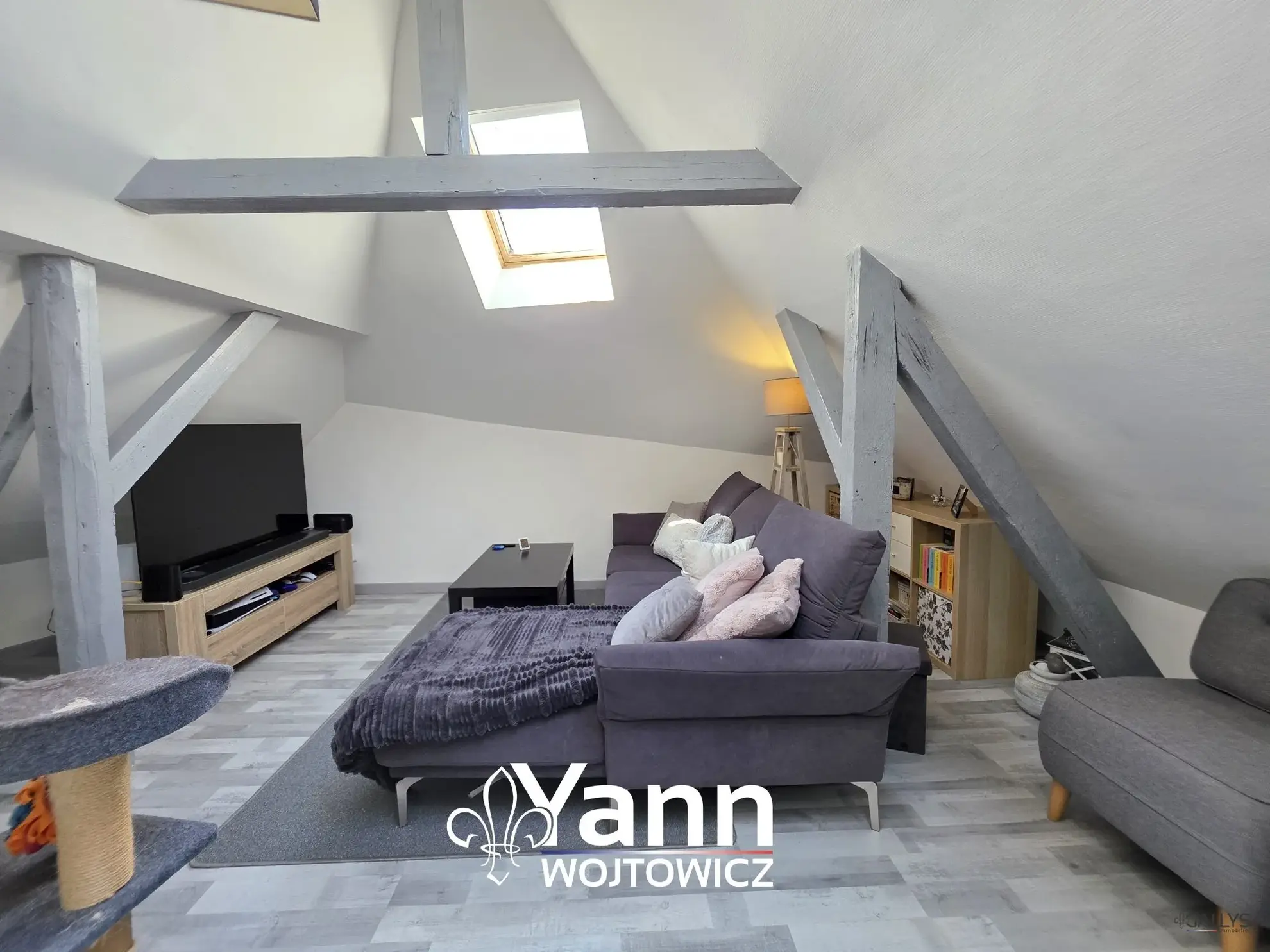 Appartement 3 pièces rénové à Yutz – 56,47 m² carrez, 89 m² au sol, dernier étage 