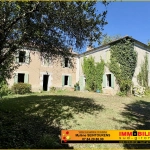 Charme d'une maison en pierre avec dépendances à Aillas - 176 m² habitables à rénover