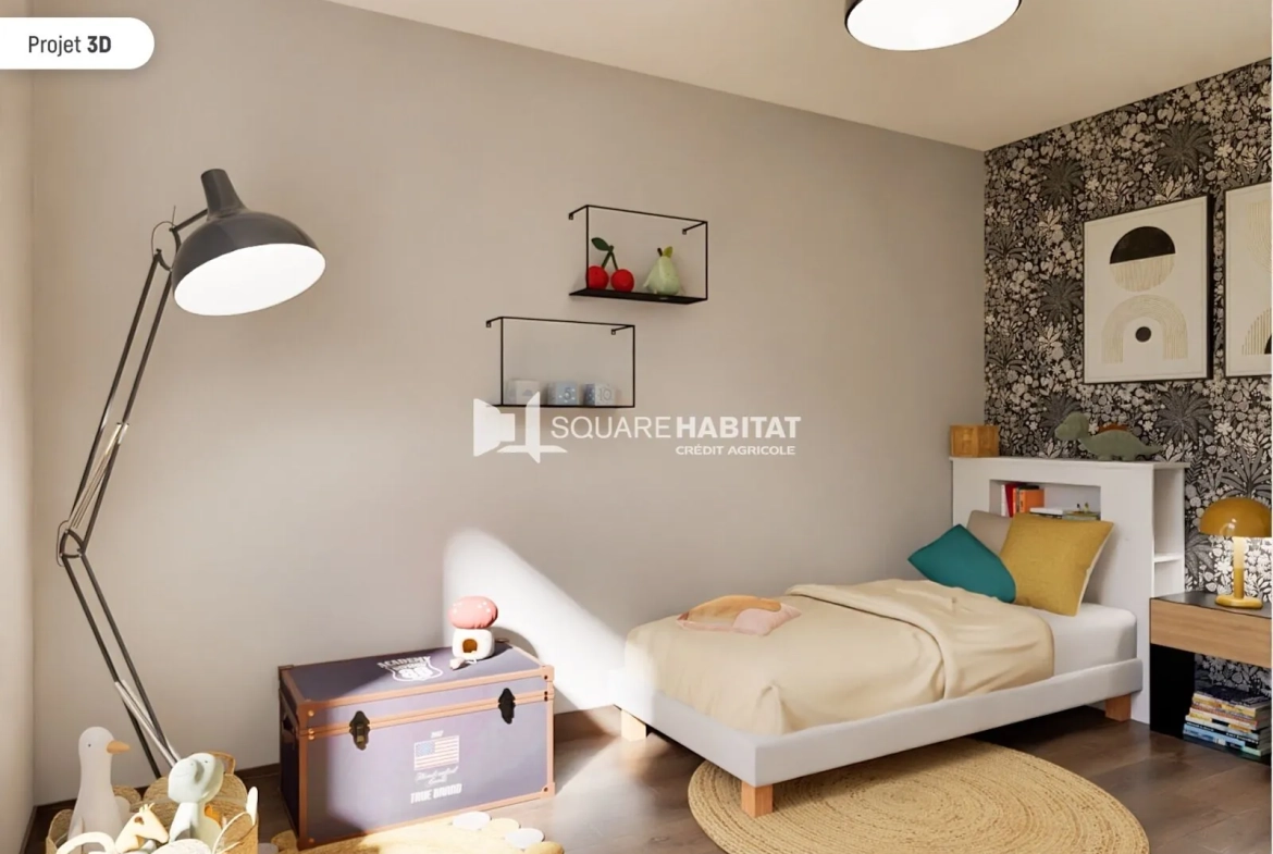 Villa individuelle de plain-pied à Saignon sur 350m² - 3 chambres, garage, livraison 2024 