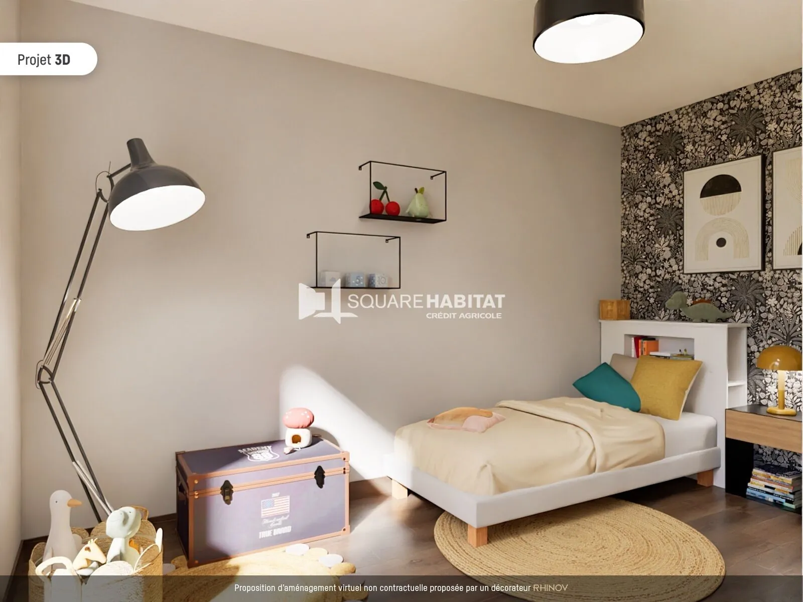 Villa individuelle de plain-pied à Saignon sur 350m² - 3 chambres, garage, livraison 2024 
