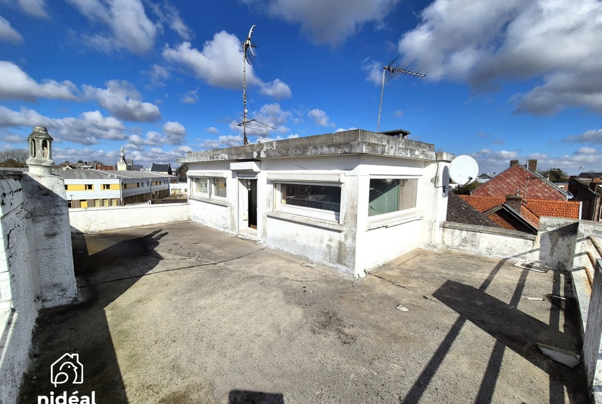 Maison à vendre à Aulnoye-Aymeries de 140 m² en centre-ville 