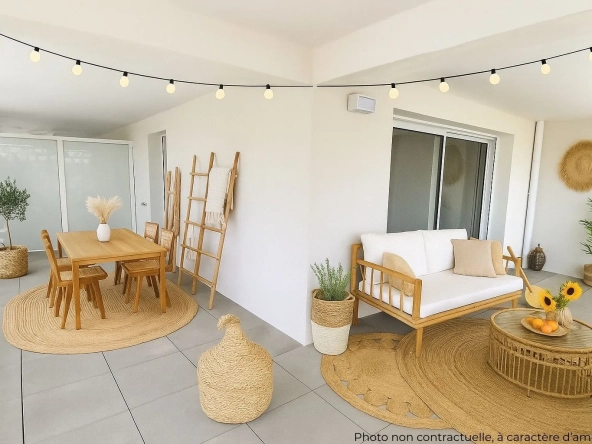 Appartement 4 pièces à vendre à Montpellier Prés d'Arènes, logement neuf avec loggia et parking