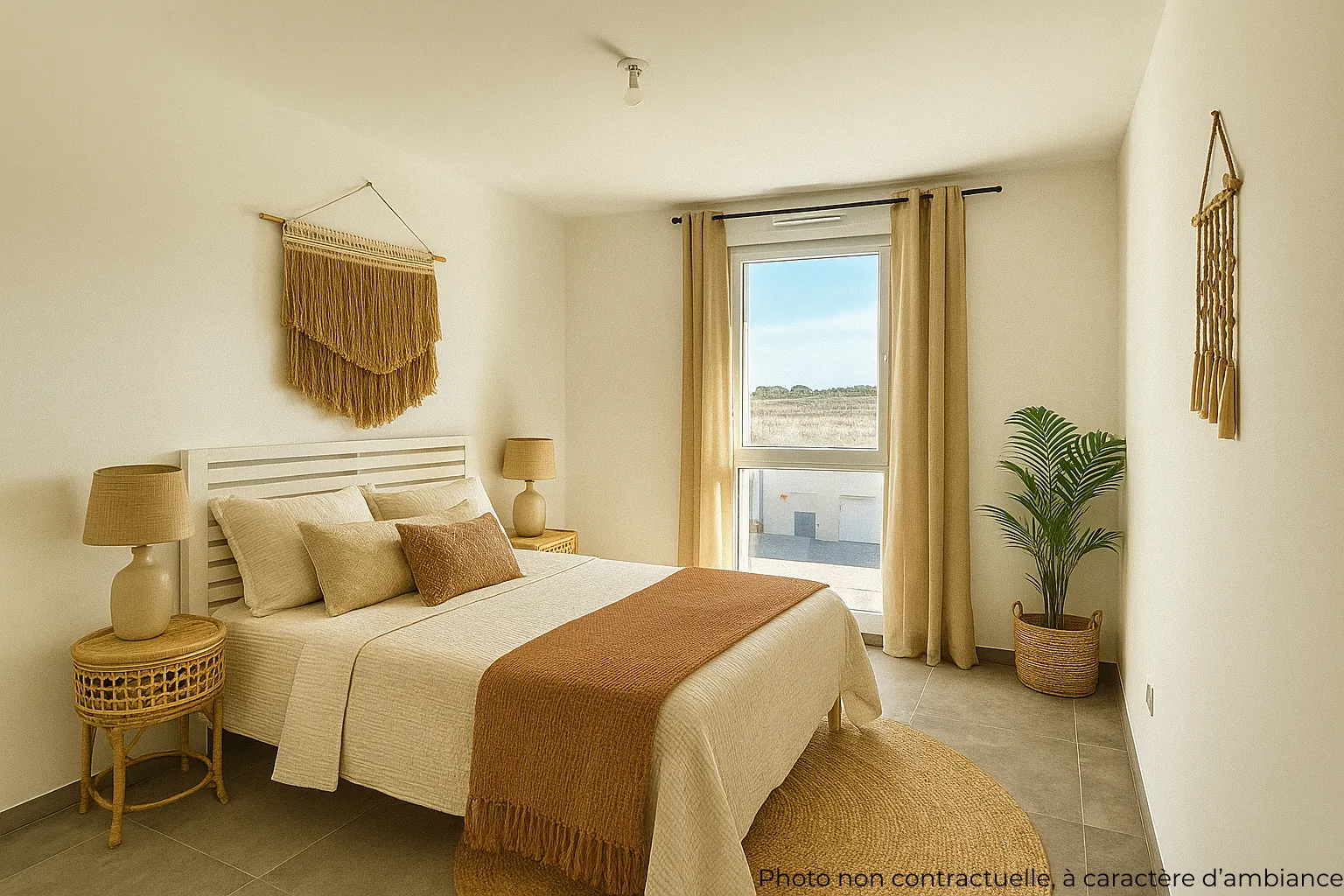 Appartement 4 pièces à vendre à Montpellier Prés d'Arènes, logement neuf avec loggia et parking 