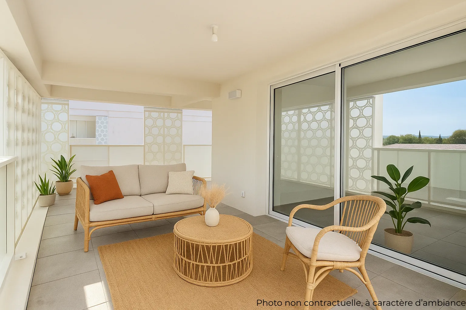 Appartement 4 pièces à vendre à Montpellier Prés d'Arènes, logement neuf avec loggia et parking 