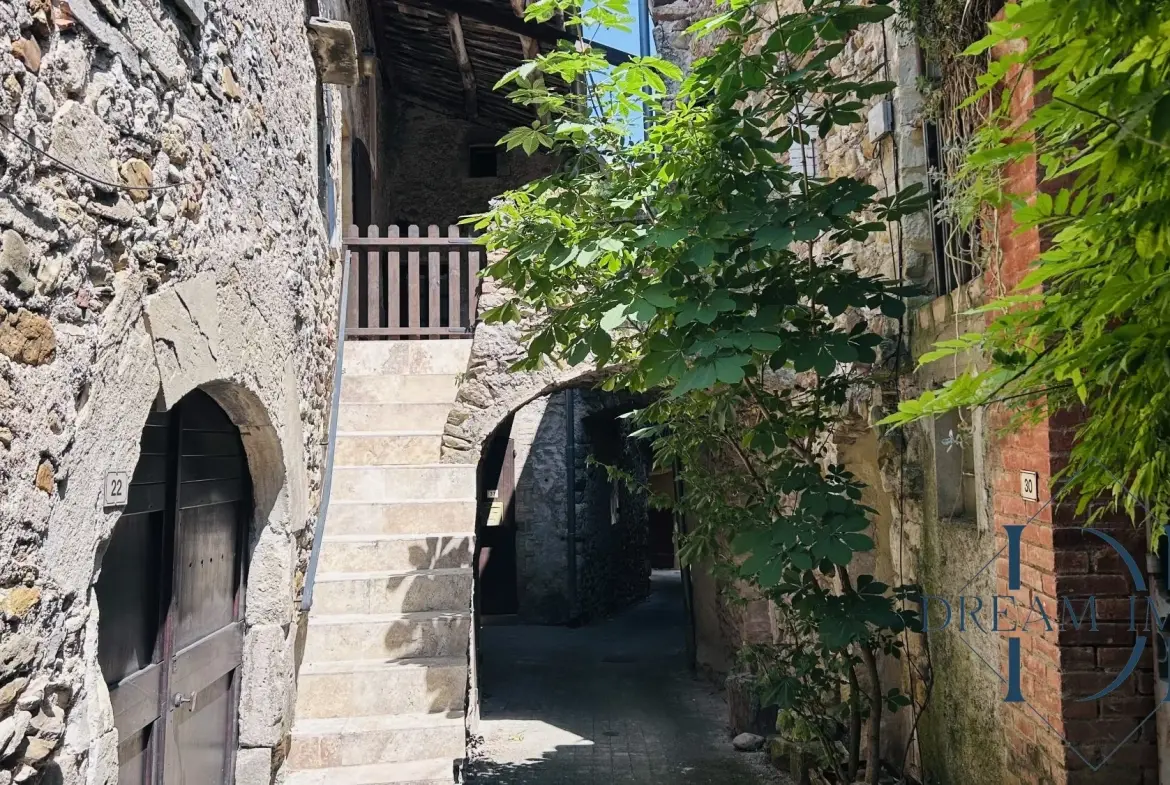 Charmante maison de village en pierre avec dépendances à Allegre-les-Fumades 