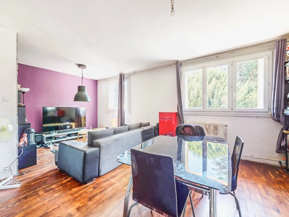 Appartement T2 lumineux de 53,19 m² à Lyon Cuire, secteur calme et proche transports