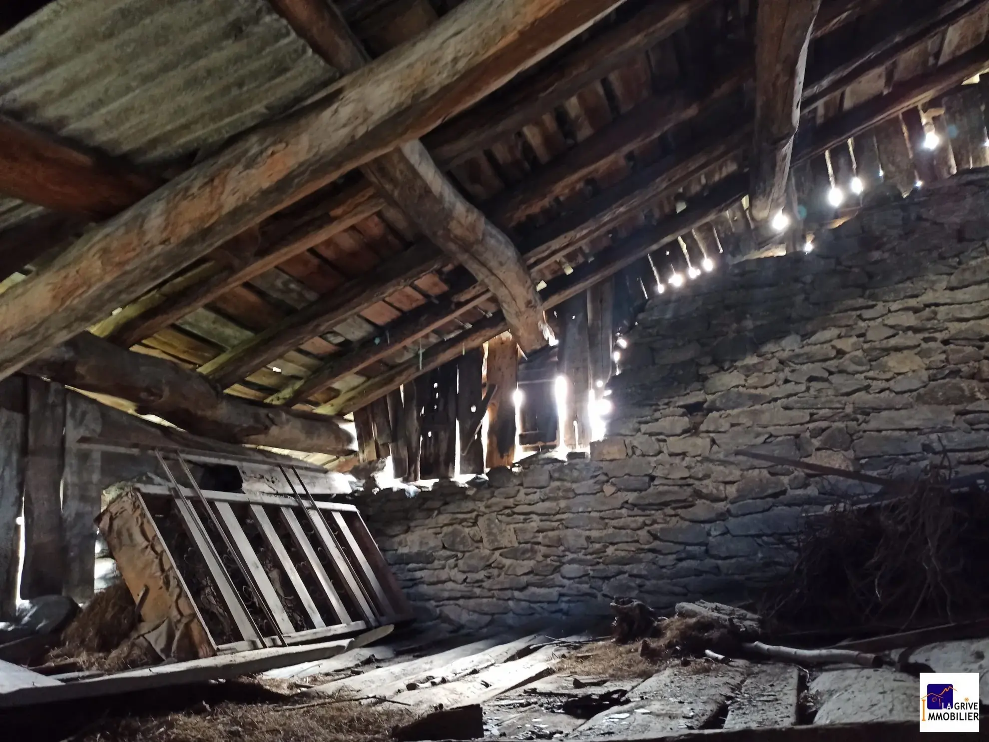 Ancienne grange à rénover en Maurienne avec potentiel d'aménagement et vue exceptionnelle 