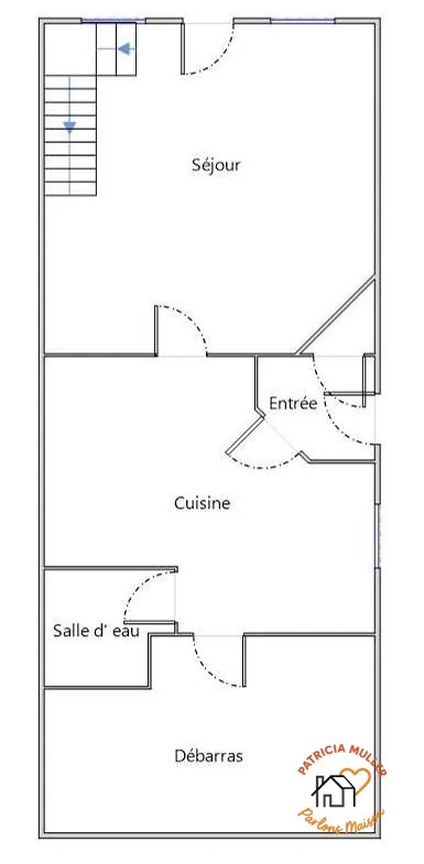 Maison de 94 m² à Bogny-sur-Meuse – Investissement ou primo-accédants 