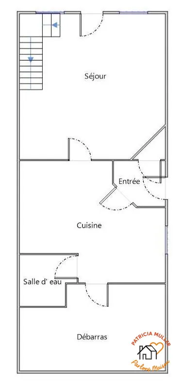 Maison de 94 m² à Bogny-sur-Meuse – Investissement ou primo-accédants 