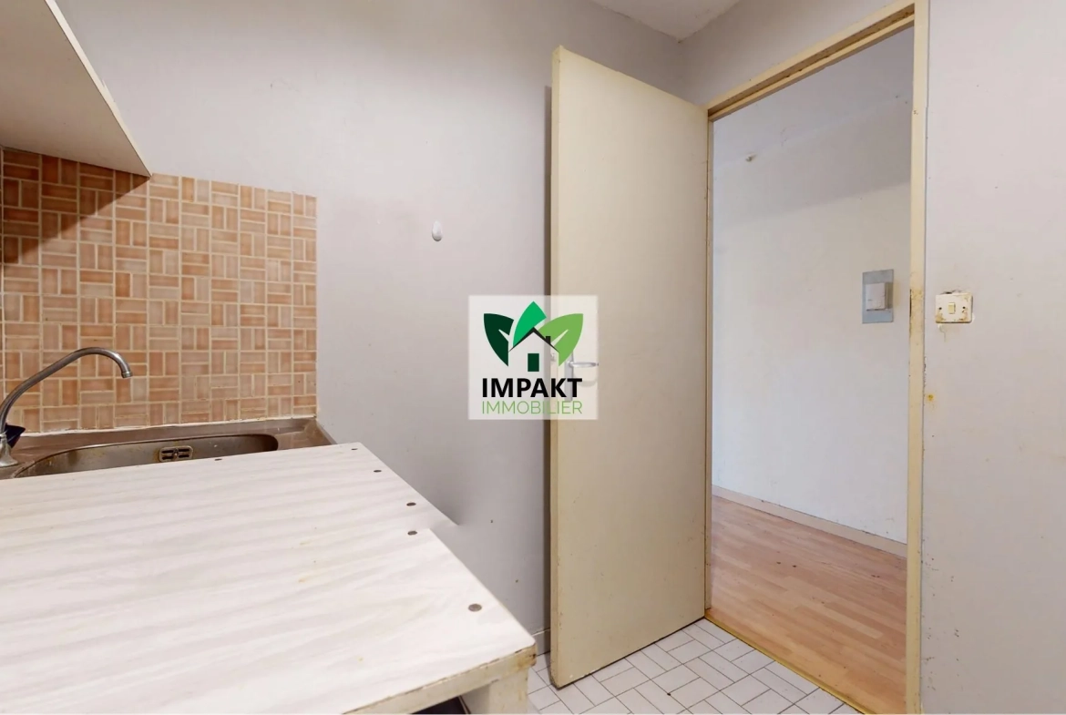 Appartement T1 de 33 m² avec balcon et ascenseur à Belfort 