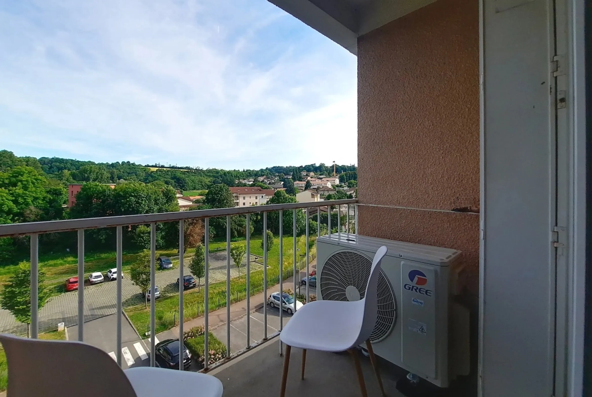 Appartement T3 rénové de 65 m2 à Saint-Symphorien-d’Ozon - Dernier étage avec cave 