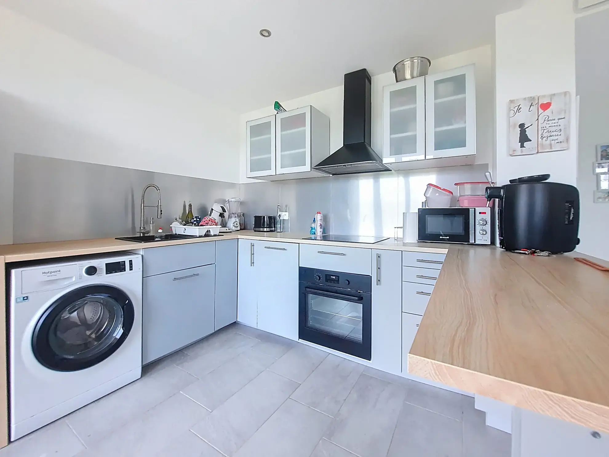 Appartement T3 rénové de 65 m2 à Saint-Symphorien-d’Ozon - Dernier étage avec cave 
