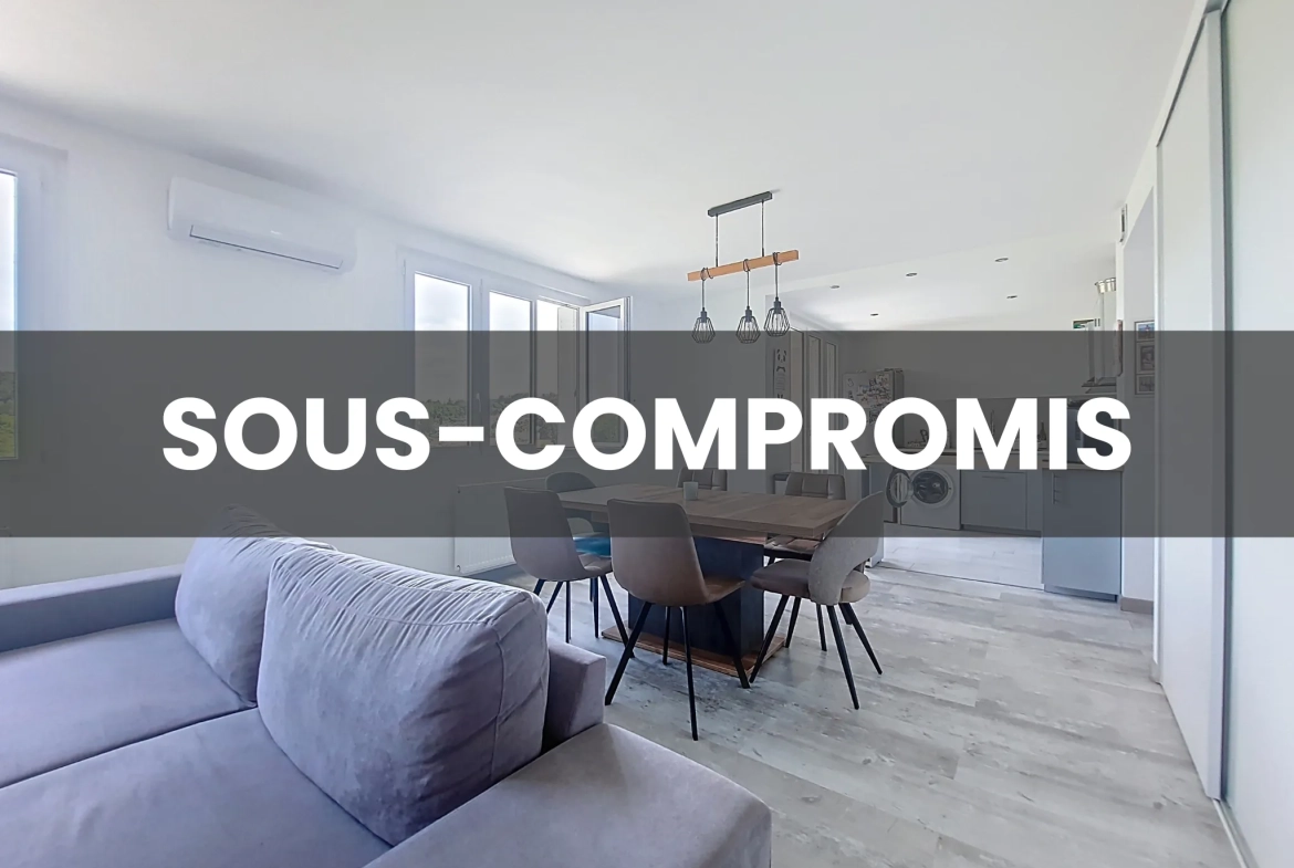Appartement T3 rénové de 65 m2 à Saint-Symphorien-d’Ozon - Dernier étage avec cave 