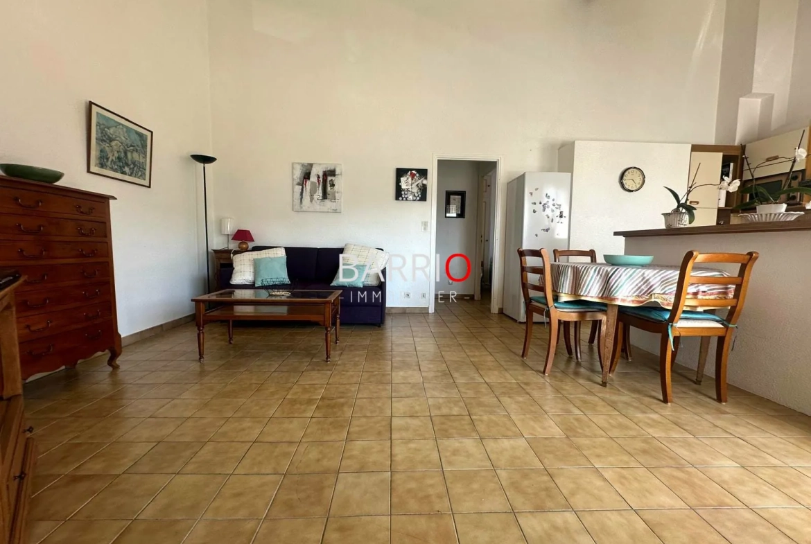 Vente d'un appartement T2 avec balcon et parking à Argeles-sur-Mer 