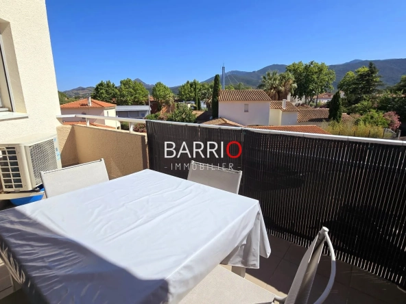 Vente d'un appartement T2 avec balcon et parking à Argeles-sur-Mer