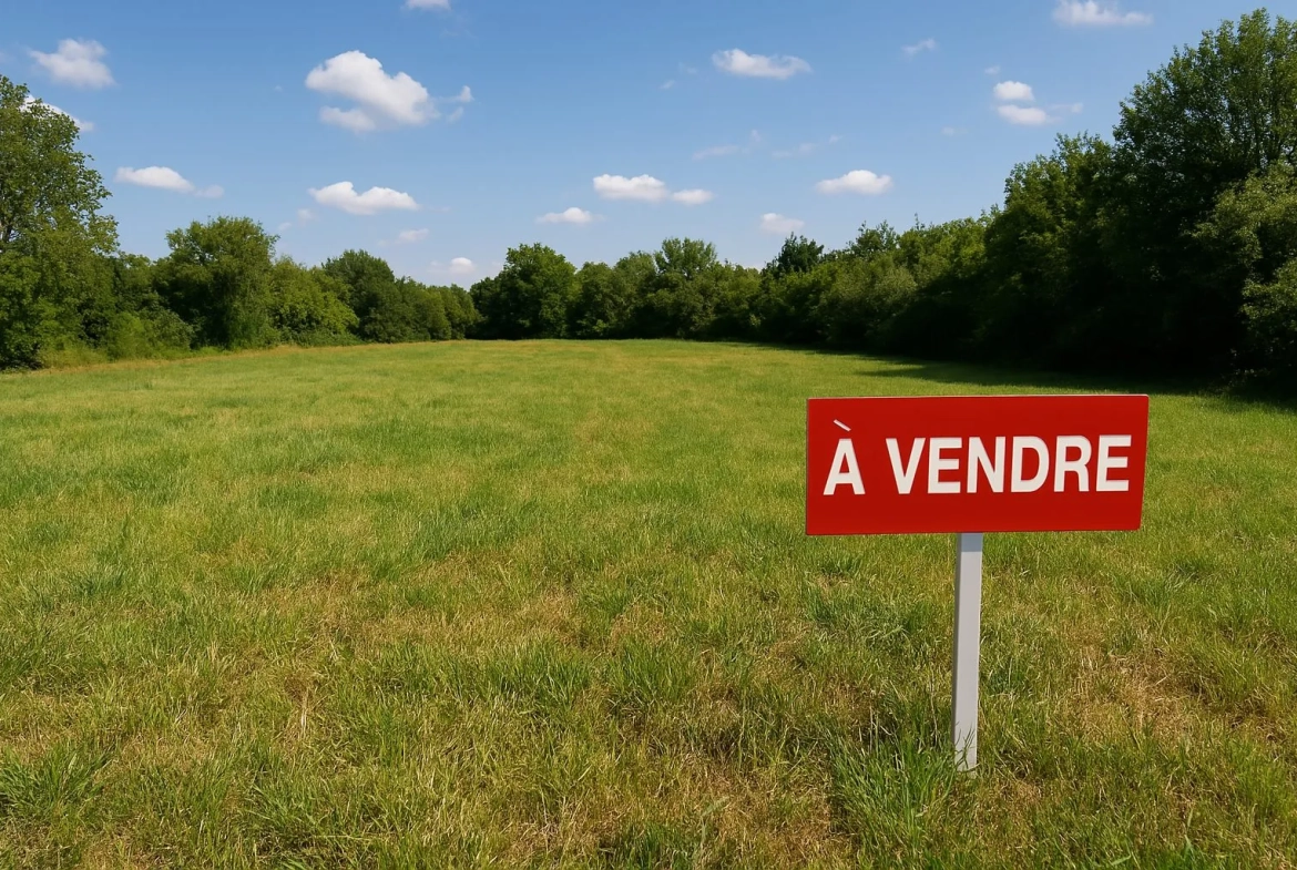 Terrain constructible à Surzur de 462 m² avec facilité d'accès aux commodités 