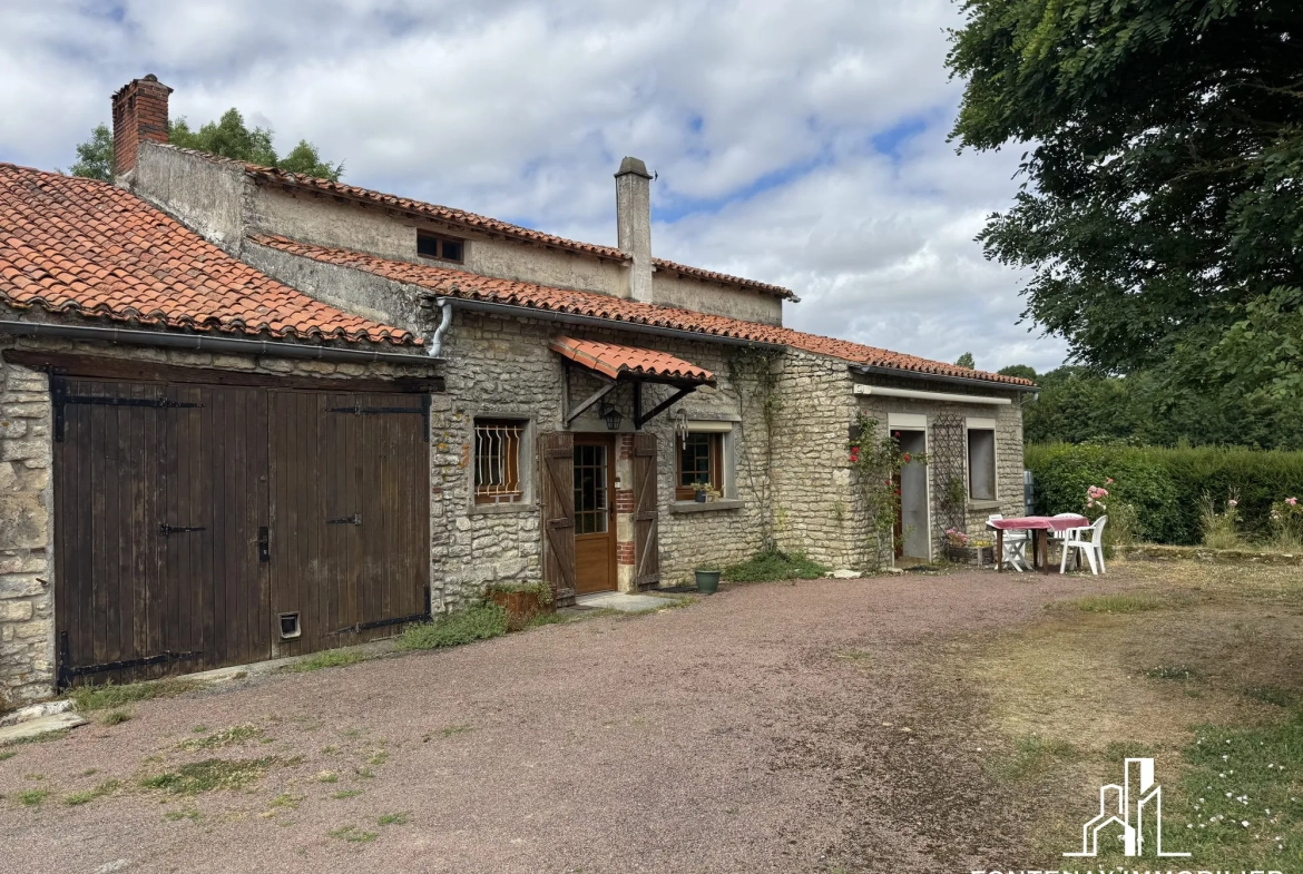 Belle maison de campagne avec terrain à Saint-Sulpice-en-Pareds – 152,94 m² 