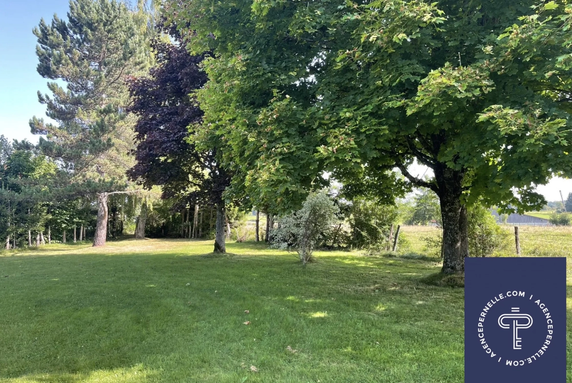 Chalet rénovable avec grand terrain proche du centre-ville de Le Russey 