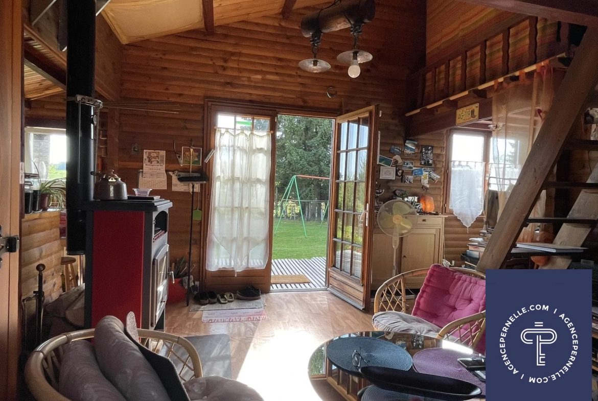Chalet rénovable avec grand terrain proche du centre-ville de Le Russey 
