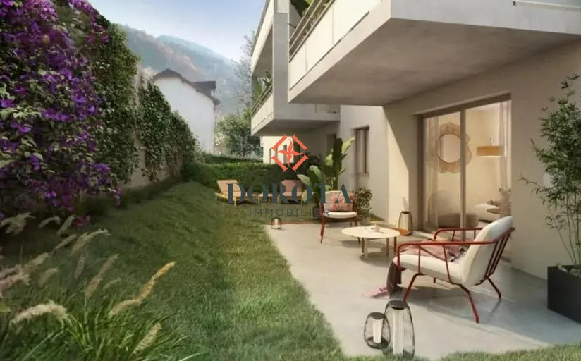 Appartement T2 neuf de 44 m² avec terrasse au Versoud 