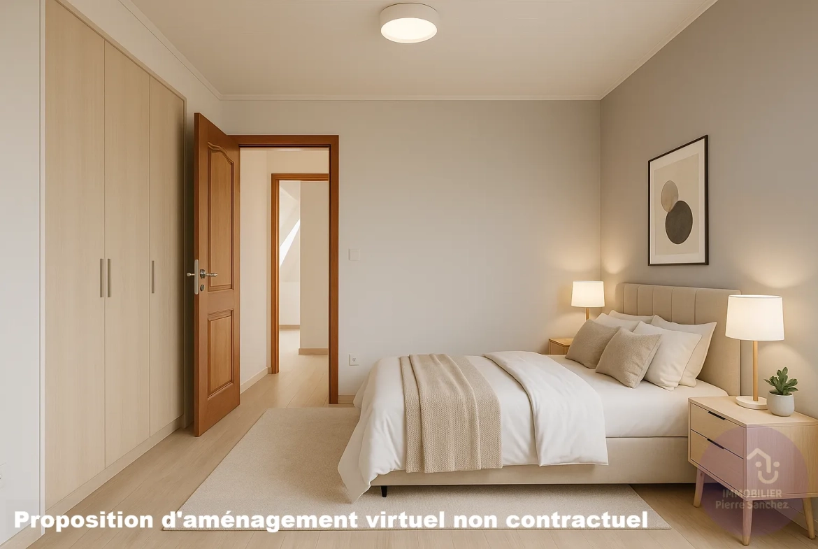Appartement traversant lumineux de 70,40 m² avec loggia à Gresswiller 