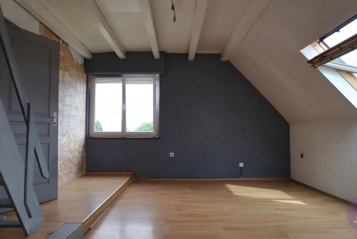 Appartement traversant lumineux de 70,40 m² avec loggia à Gresswiller 