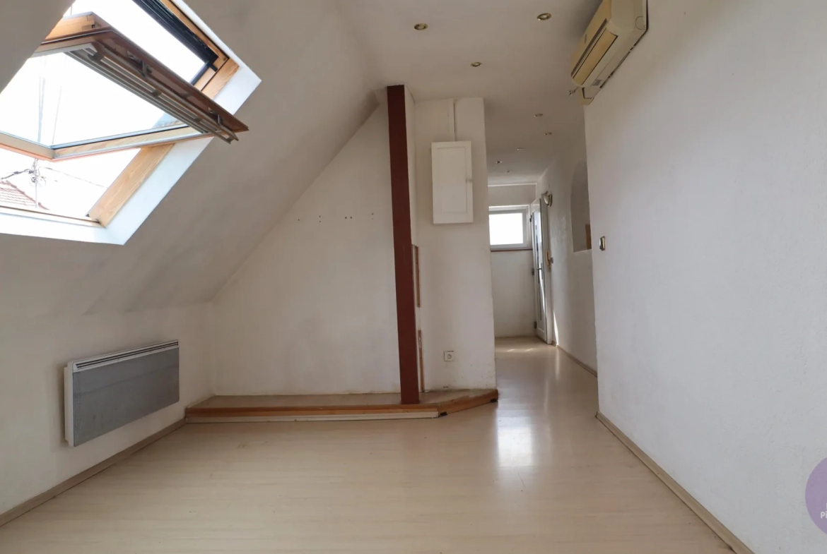 Appartement traversant lumineux de 70,40 m² avec loggia à Gresswiller 
