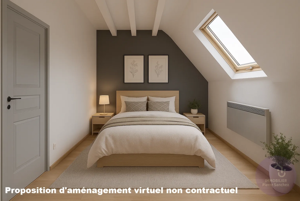 Appartement traversant lumineux de 70,40 m² avec loggia à Gresswiller 