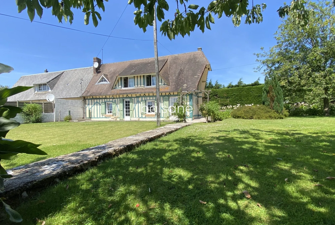 Maison normande en colombage à vendre à 15 min de la mer 