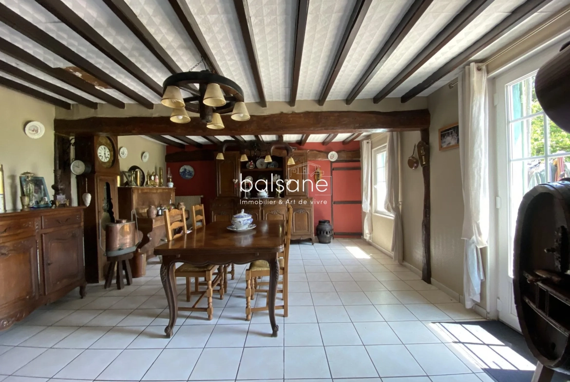 Maison normande en colombage à vendre à 15 min de la mer 