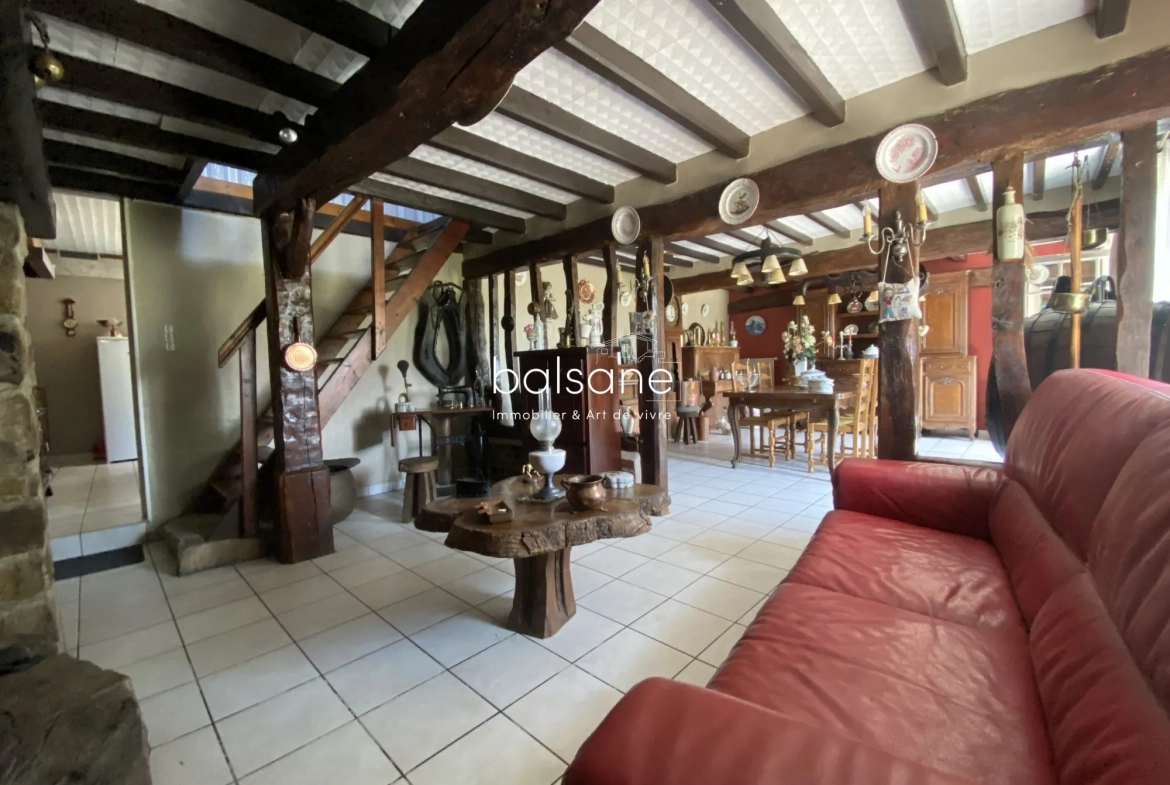 Maison normande en colombage à vendre à 15 min de la mer 