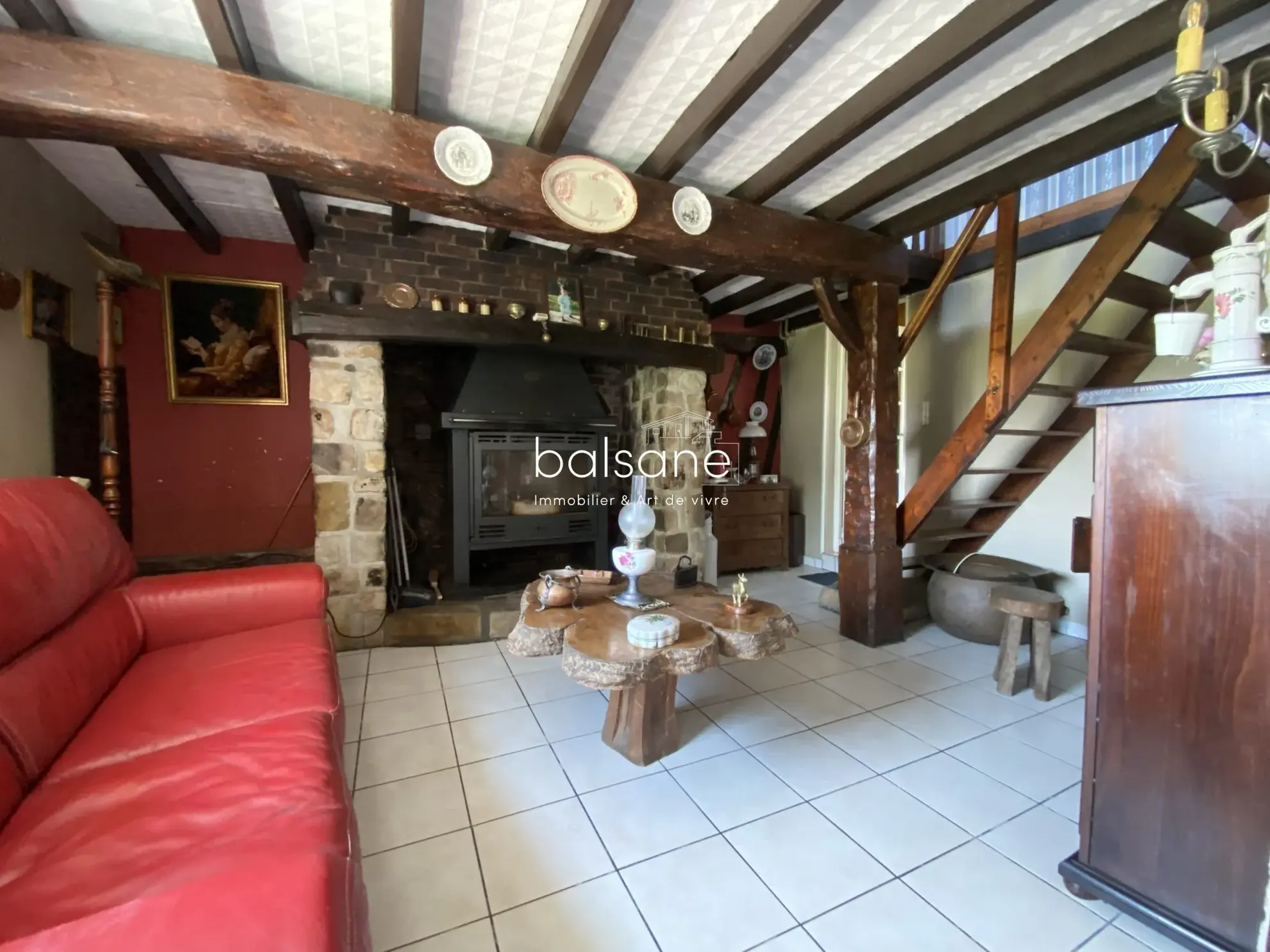 Maison normande en colombage à vendre à 15 min de la mer 