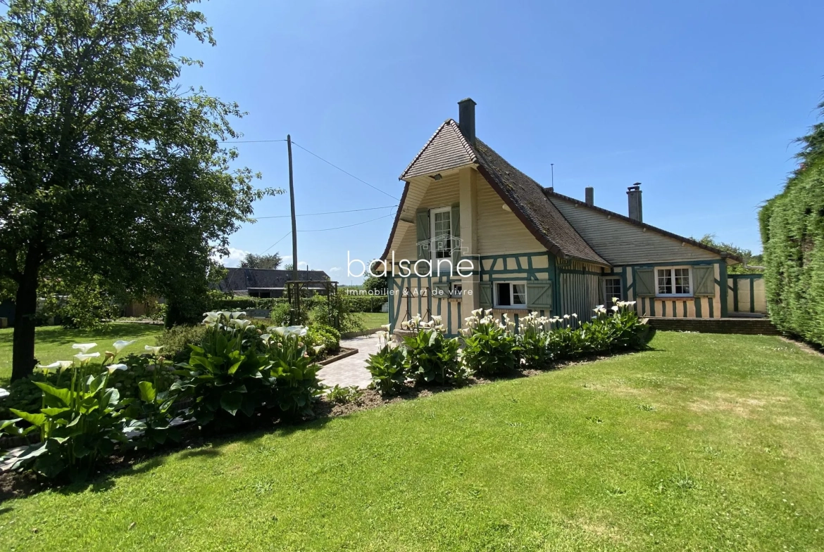 Maison normande en colombage à vendre à 15 min de la mer 