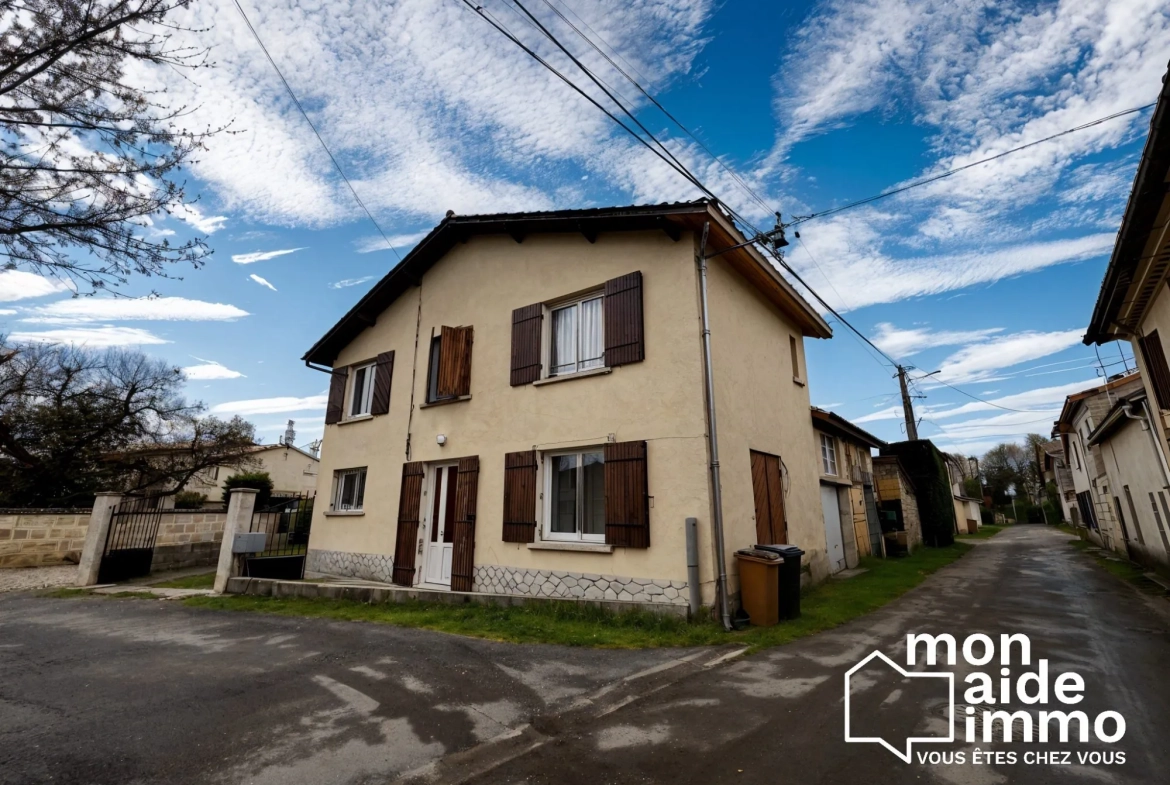Maison 3 chambres à vendre proche de Libourne avec terrasse 